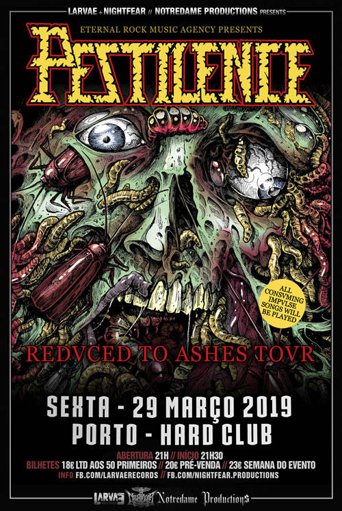 Pestilence (Porto, 29/03)