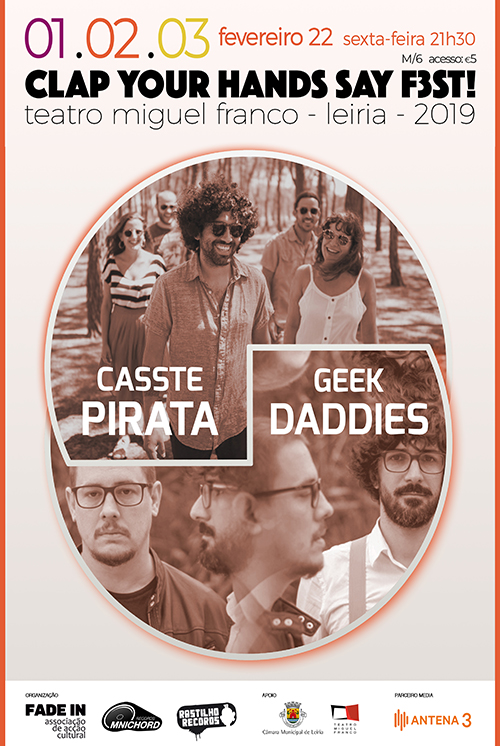 Clap Your Hands Say F3st! - Cassete Pirata + Geek Daddies