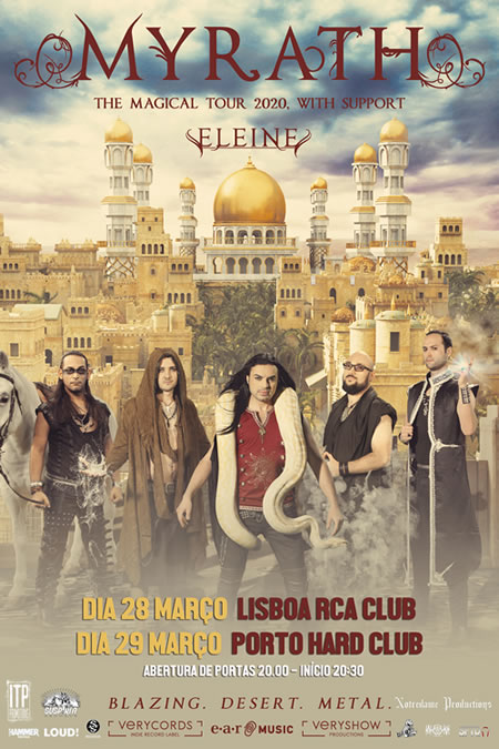 MYRATH + ELEINE (Lisboa, 28/03)