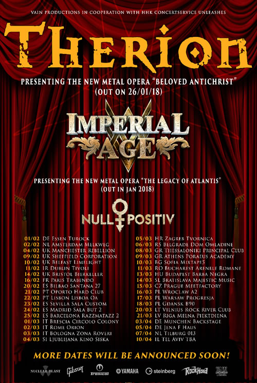 Therion + Imperial Age + Null Positiv (Lisboa)