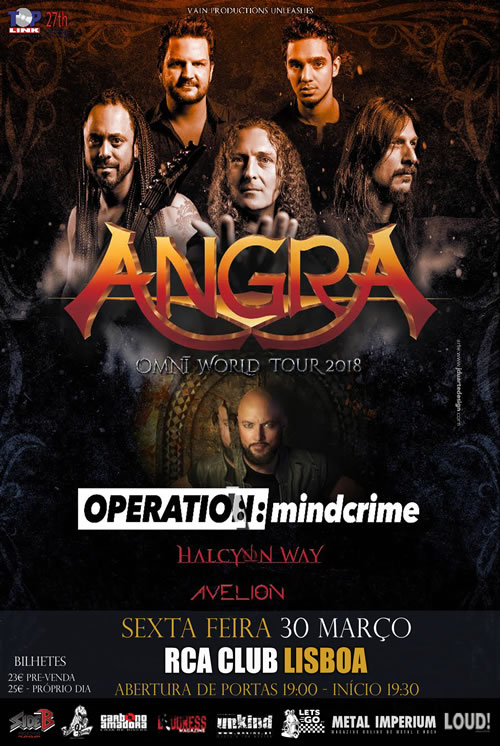 ANGRA + Guests (Lisboa, 30/03)