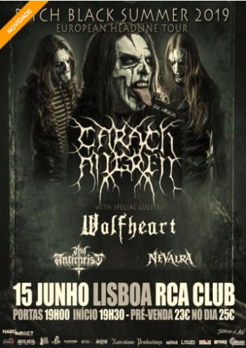 Carach Angren + Wolfheart + Thy Antichrist + Nevalra (Lisboa)