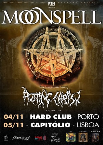 Moonspell + Rotting Christ (Lisboa, 05/11)