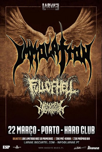 Immolation + Full of Hell + Guests (Porto)